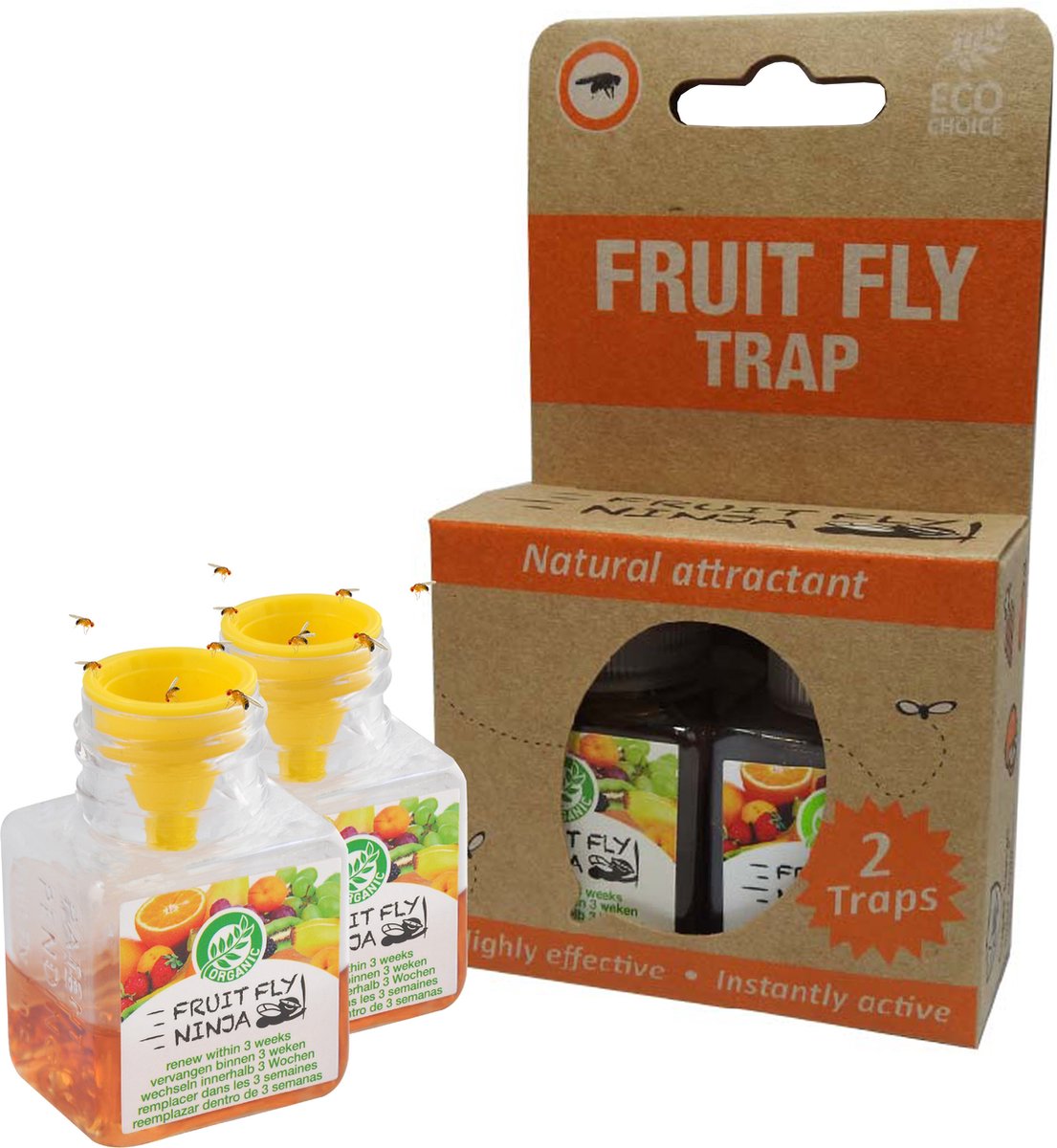 Super Ninja - Fruit Fly Ninja® - Attrape-mouches des fruits - 100