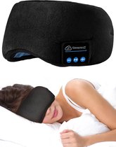 SleepiezZ Verduisterend Slaapmasker met Speakers – Bluetooth Slaapmasker Vrouwen & Mannen – Nachtmasker & Oogmasker voor Slaap - Zwart