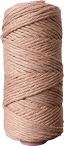 Macramé koord - Bruin Roze - 5mm dik - 95 meter - 600 gram - Touw