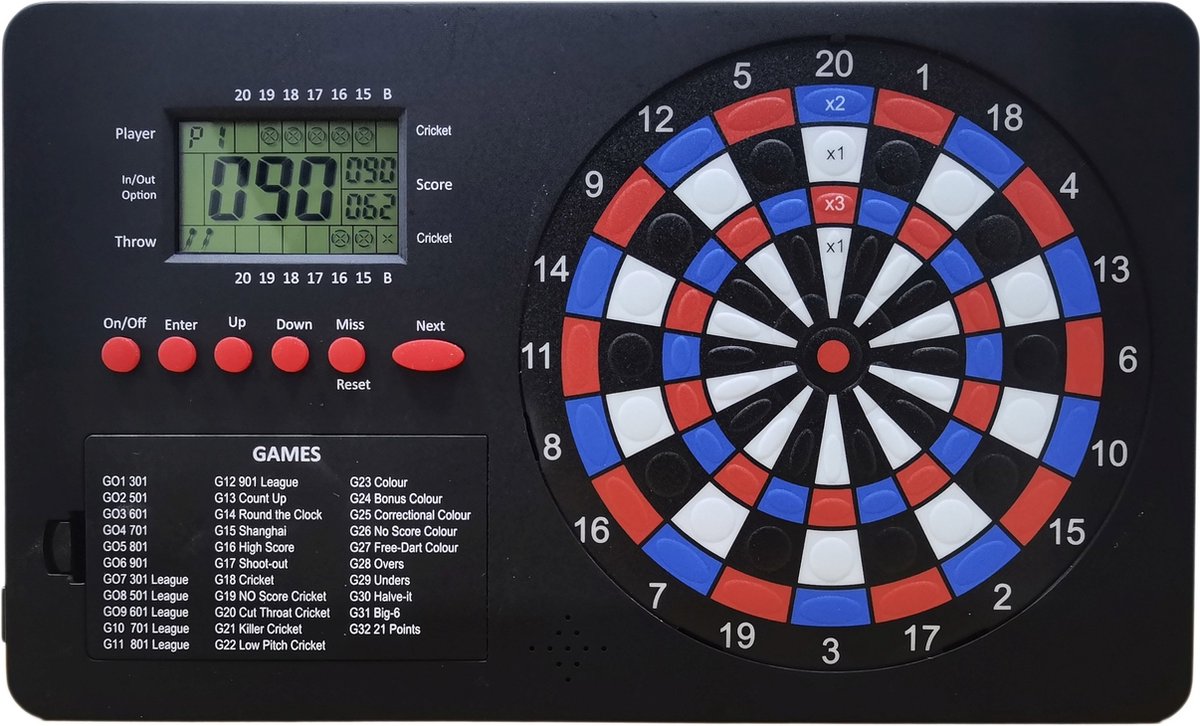 KOTO Dublin Elektronische Dart Counter - Digitaal Dartboard - Dartbord punten teller