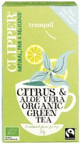 Clipper Thee Citrus & Aloe Vera Green Tea 20 stuks