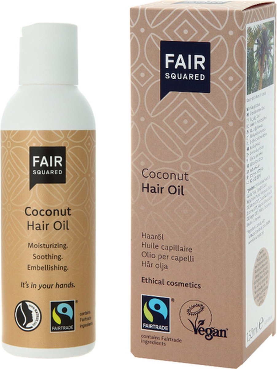 Fairsquared Coconut Haarolie - Fairtrade - Natuurlijk - Vegan