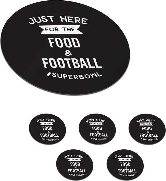 Sous Sous Verres Pour Verres Ronds Citation Juste Ici Pour La Bouffe Le Foot Bol Com