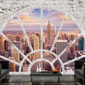 Zelfklevend fotobehang -  Prachtig uitzicht , New York , Premium Print