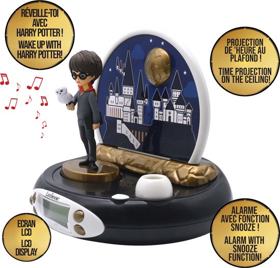 Foto: Radioklok lexibook harry potter projector 3d met geluid