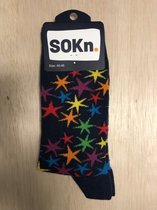 SOKn. trendy sokken STERREN maat 40-46 (ook leuk om kado te geven !)