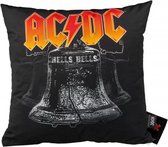 AC/DC, Hells Bells Sierkussens - Kussen - 40 x 40 inclusief vulling - Kussen van Polyester - KledingDroom®
