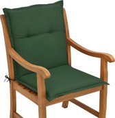 Beautissu Cushion Loft NL 100 x 50 x 6 cm – Coussin Vert – Coussin d'assise Chaise de Jardin