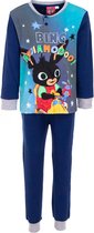 Bing pyjama donkerblauw 116 - kinderpyjama met knoopjes