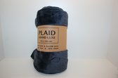 Grand Luxe - Plaid - Staalblauw - 150 x 200cm