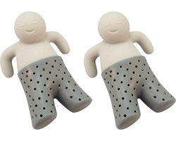 2 Theemannetjes - Theefilter voor Losse Thee
