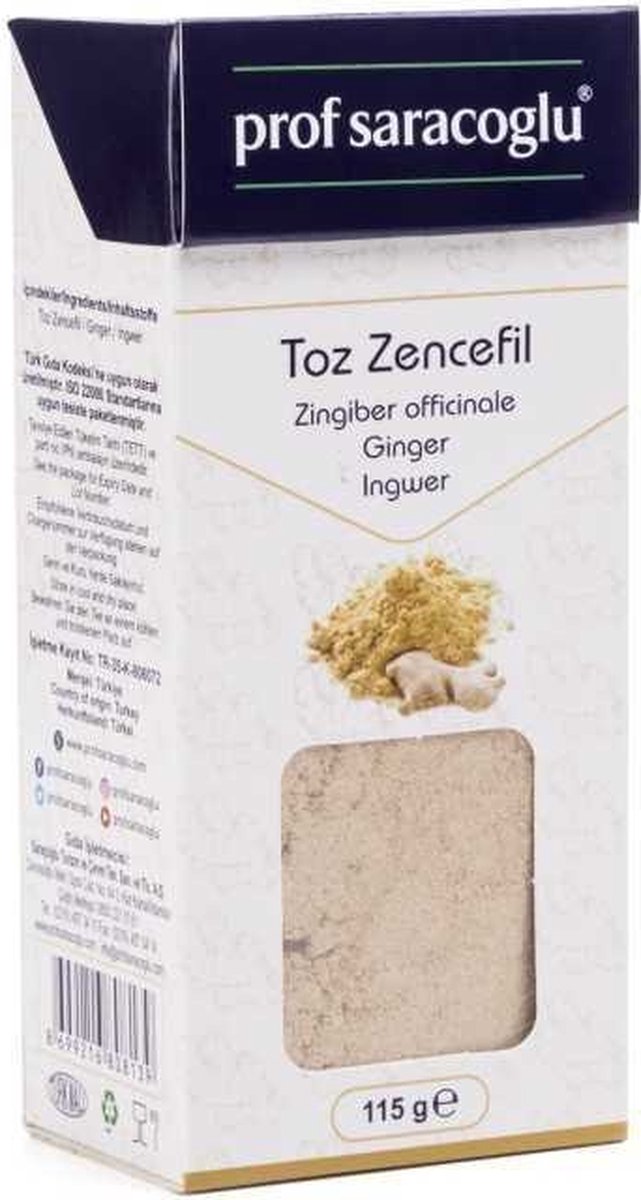 Goedkoopste Prof Saracoglu - Gember (Poeder) 115g