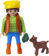 Playmobil boerin met geitje in zakje