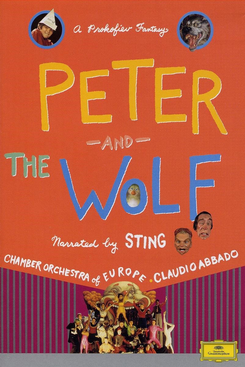 Sting, Roberto Benigni, Chamber Orchestra Of Europe, Claudio Abbado - Prokofiev: Peter And The Wolf - A Prokofiev Fantasies (DVD)