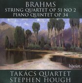 Takács Quartet, Stephen Hough - Brahms: String Quartet Op 51 No.2/Piano Quintet Op 34 (CD)
