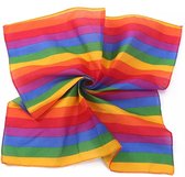GoedeDoelen.Shop | Bandana Rainbow | Pride Hoofddoek | Pride | Bandana | Hoofdband | Sjaaltje | LGBTQ | Regenboog Zakdoek | Pochet