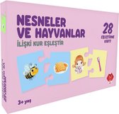 Nesneler ve Hayvanlar – İlişkiyi Kur Eşleştir - Turkse Kinder Puzzel