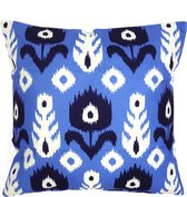 Kussenhoes Batik Tulp | Blauw | 45 x 45 cm | Exclusief binnenkussen