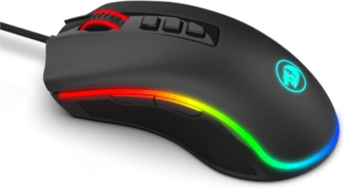 GAMING MOUSE with LED RGB , 10,000 DPI Adjustable, Comfortable Grip, 7 Programmable Buttons