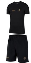 SQOUPE performance heren sportkleding set - sportshirt + sportbroekje - maat S