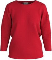 Saint Tropez Mila Neck Pulllover Red Maat-XL