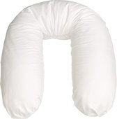 Form Fix XL Voedingskussenhoes - Body Pillow Kussensloop - Zwangerschapskussen hoes - Zijslaapkussen hoes - 100% Jersey Hoes - Wit