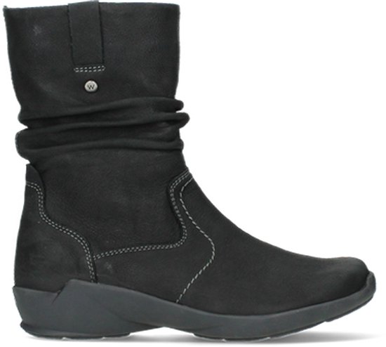 Wolky Comfortschoenen Luna zwart nubuck