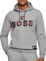 Hugo Boss NBA Bounce Miami Heat Trui - Mannen - grijs - rood - oranje