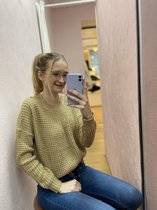 Lofty Manner Trui Sweater Shauna Ea01 Beige Dames Maat - M