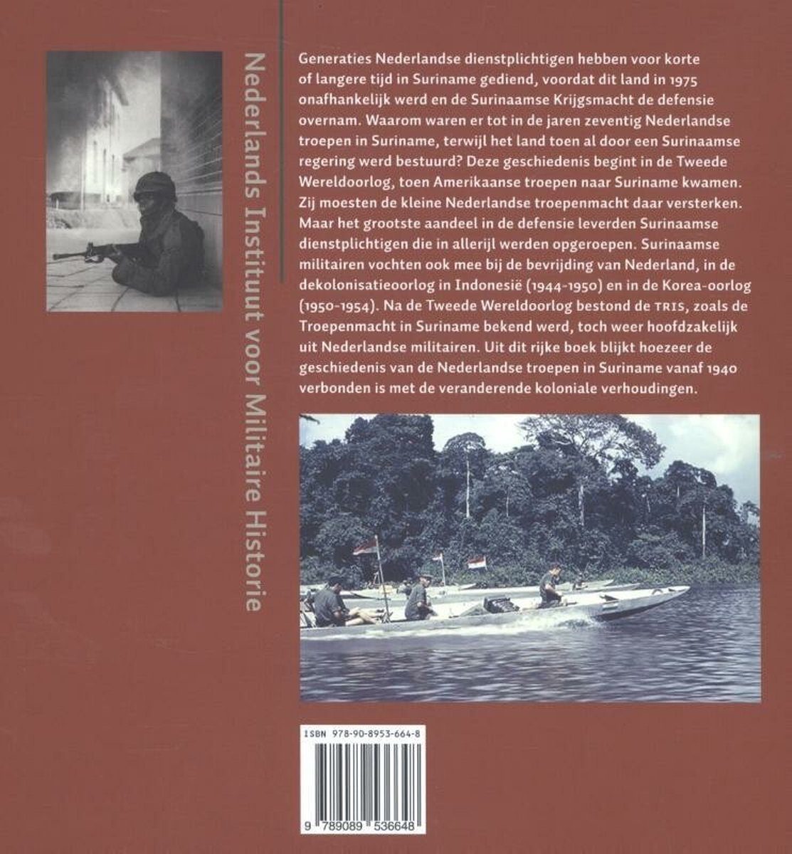 De troepenmacht in Suriname - back cover
