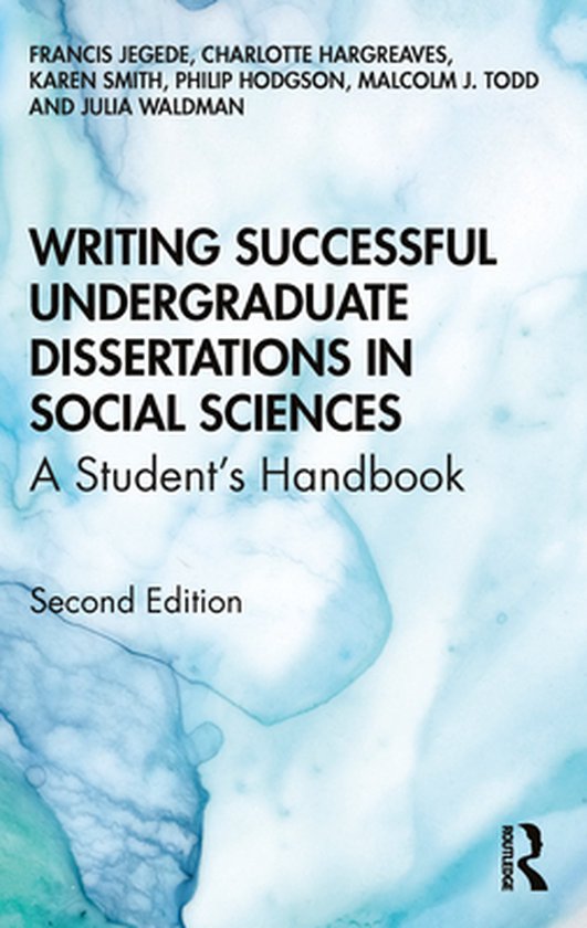 Writing Successful Undergraduate Dissertations in Social Sci ... - cover