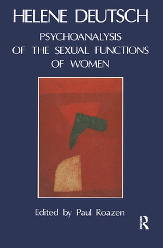 The Psychoanalysis of Sexual Functions of Women - cover