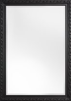 Barok Spiegel 61x71 cm Zwart - Abigail