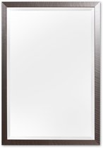 Moderne Spiegel 96x126 cm RVS Zwart - Ella