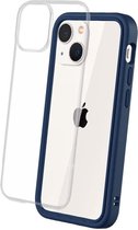 Apple iPhone 13 Hoesje - Rhinoshield - MOD NX Serie - Hard Kunststof Backcover - Navy Blue - Hoesje Geschikt Voor Apple iPhone 13