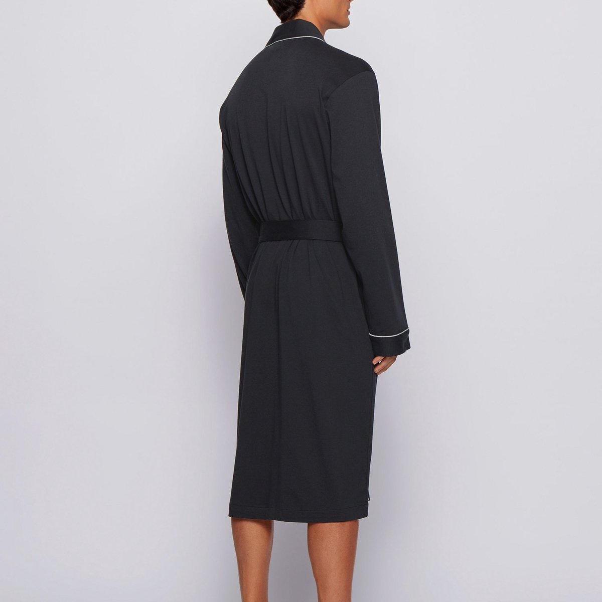 Hugo Boss Badjas Maat XXL Mannen zwart