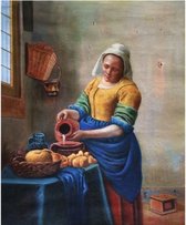 diamond painting melkmeisje 60x50 cm