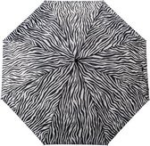 Opvouwbare paraplu met zebra/dieren print