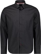 Twinlife Overhemd Shirt Basic Plus Tw12201 Black 900 Mannen Maat - 3XL