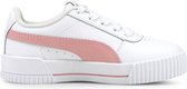 PUMA Carina L PS Meisjes Sneakers - Puma White-Peony - Maat 27.5