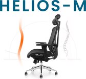 RIVO Ergonomics - Helios Mesh - Ergonomische Bureaustoel -  Mesh netbespanning zitting (FlySeat) -Ergonomisch en stijlvol ontworpen door fysiotherapeuten volgens NEN 1335/NPR 1813 normering