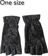 Paradise Vingerloze Handschoenen - Winterhandschoenen - Dark Grey/Black - One Size