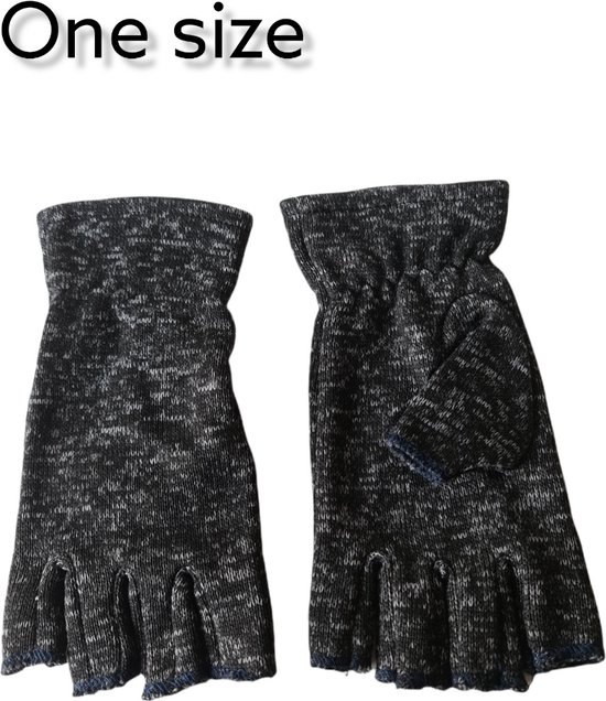 MELLIEX Vingerloze Handschoenen Kids, Winter Flip Top Handschoenen, Warme Halve Vinger Wanten, Gebreide Vouwhandschoenen voor Jongens Meisjes 5-10 Jaar,Fox Geel