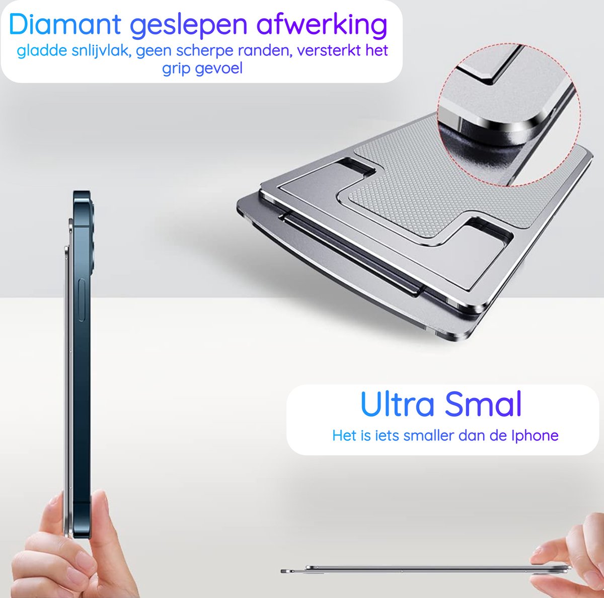 Mobiele Telefoonstandaard voor Bureau, in Hoogte Verstelbare