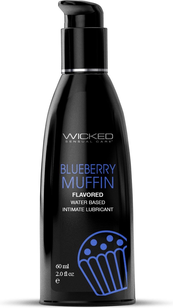 Wicked - bosbessenmuffin glijmiddel 60 ml - 60ml