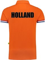 Luxe grote maten Holland supporter poloshirt 200 grams EK / WK voor heren XXXL