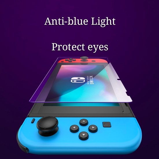 Anti Blue Light Glass Screen Protector Geschikt voor Nintendo Switch Lite 9H...