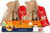 Sinterklaas Jute zak van Sinterklaas (12 stuks)