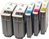 ABC huismerk Set 5x inkt cartridge geschikt voor HP 940XL voor HP Officejet Pro 8000 8500 8500A Series