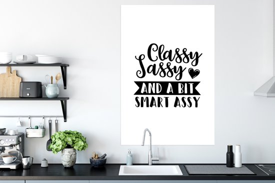 Affiche Proverbes - Citations - Classy, impertinent et un peu malin - 80x120 cm